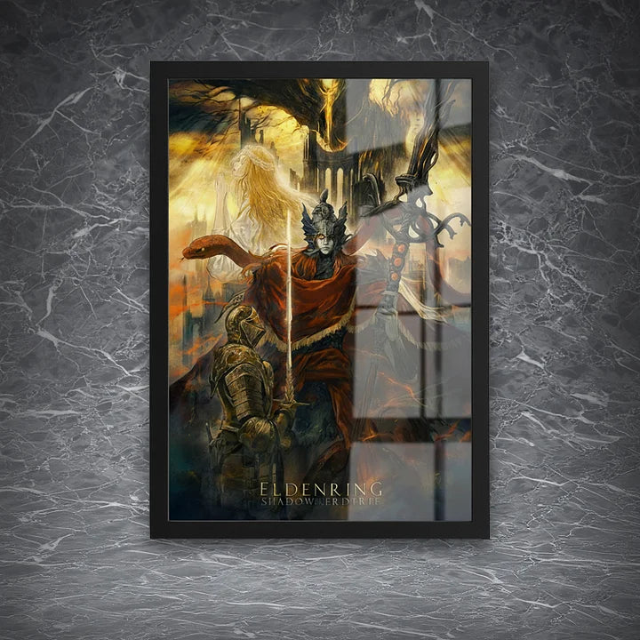 Elden Ring picture frame | Legendary Confrontation with Malenia, Blade of Miquella | Stylish Home & Office Decor | The Ultimate Gift for Elden Ring Fans