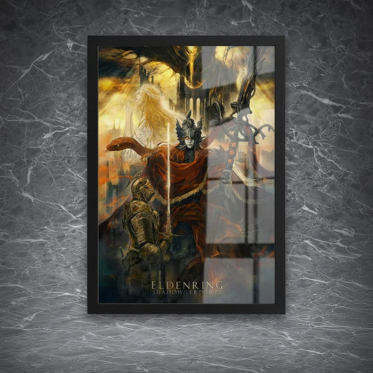 Elden Ring picture frame | Legendary Confrontation with Malenia, Blade of Miquella | Stylish Home & Office Decor | The Ultimate Gift for Elden Ring Fans