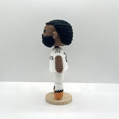 Antonio Rüdiger Handmade Crochet Doll | Articulated Joints | Collectible Gift