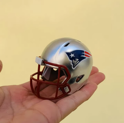 NFL football helmet 1:6 size | Display Case Compatible Scale Replica | Detailed Collector's Showpiece