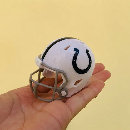 NFL football helmet 1:6 size | Display Case Compatible Scale Replica | Detailed Collector's Showpiece