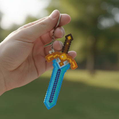 D4 Doombringer丨Pixel Keyring | Handmade | Backpack Keyring | Youth Souvenir