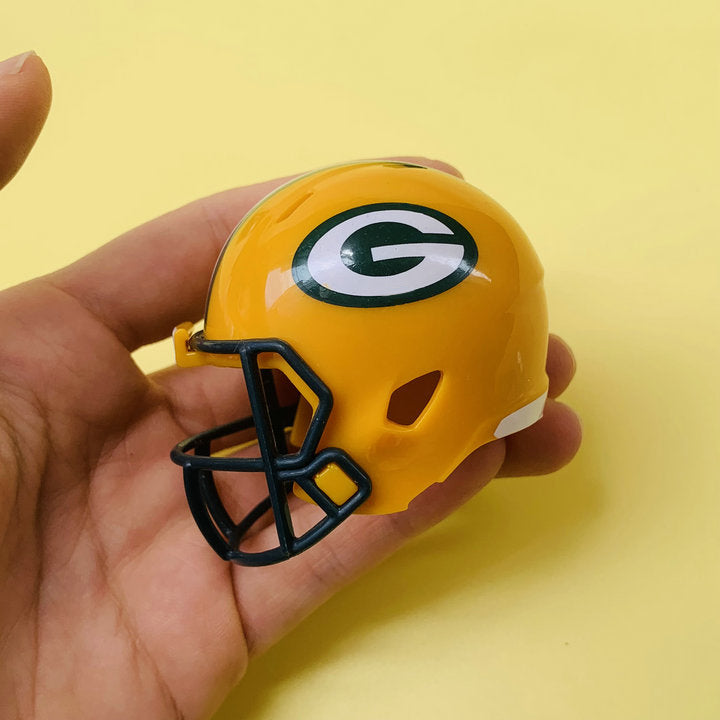 NFL football helmet 1:6 size | Display Case Compatible Scale Replica | Detailed Collector's Showpiece