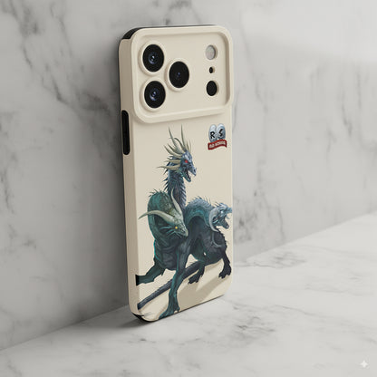 OSRS King Black Dragon Phone Case | 4 Color Options with Classic Boss Art | Protective Durable Cover for Most Phones