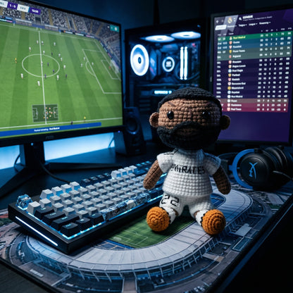 Handmade No. 22 White Shirt Crochet Doll -AR22 Handmade Collectible Gift For Fans & Kids