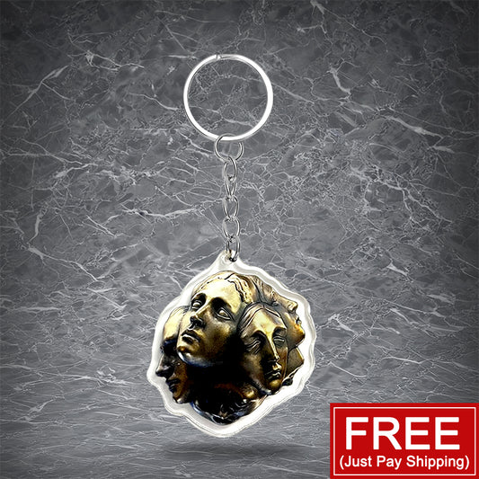 POE 2 Exalted Orb Acrylic Keychain(FREE! You Just Pay Shipping)
