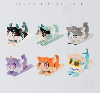 Awoo Awoo Series plush dolls inspired by Honkai: Star Rail, soft polyester fiber toys and cute game gifts