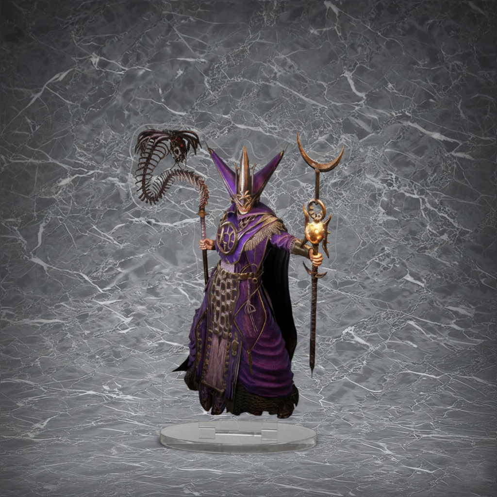 Benedictus, First Herald of Utopia | Path of Exile 2 Acrylic Standee | High-Res Desktop Figure