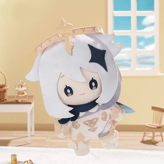 Paimon Chibi Plush Doll from the Boundless Companion Series. Soft and durable, ideal for Genshin Impact fans and collectors.