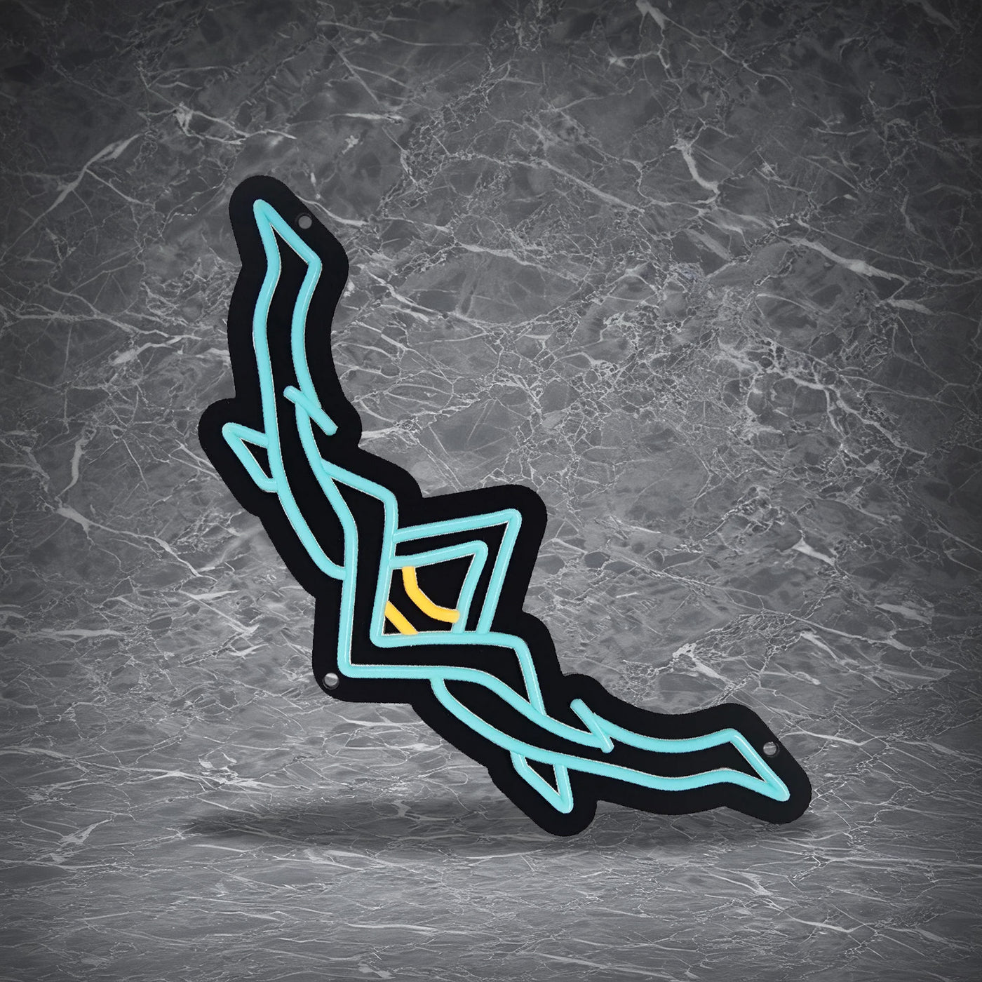 Bow of Faerdhinen (Bowfa) Neon Sign | for Old School RuneScape Fans | Dimmable LED Neon | Gaming Room Decor