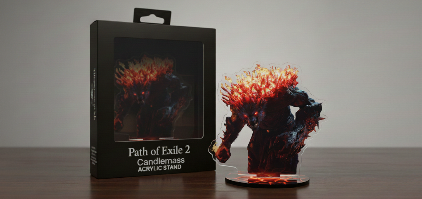 Candlemass | Path of Exile 2 Acrylic Standee | High-Res Desktop Figure