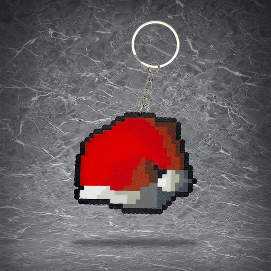 Christmas Hat | for OSRS，Fuse Beads Keyrings Fans | Epoxy resin | Gamer gift