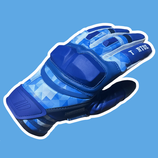 Cool Mint Tactical Gloves(real life) | Essential Gear for CS2 Fans | Blue Camo Protective Gaming Handwear | Cosplay & Airsoft