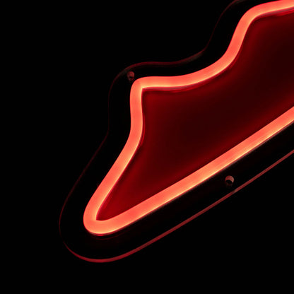 Dragon Scimitar Neon Sign | for Old School RuneScape Fans | Dimmable LED Neon | Gaming Room Decor