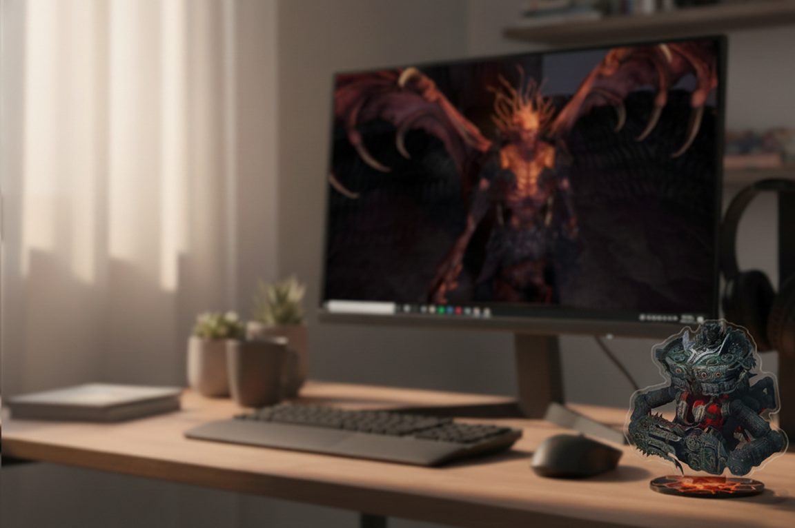 Doryani | Path of Exile 2 Acrylic Standee | High-Res Desktop Figure