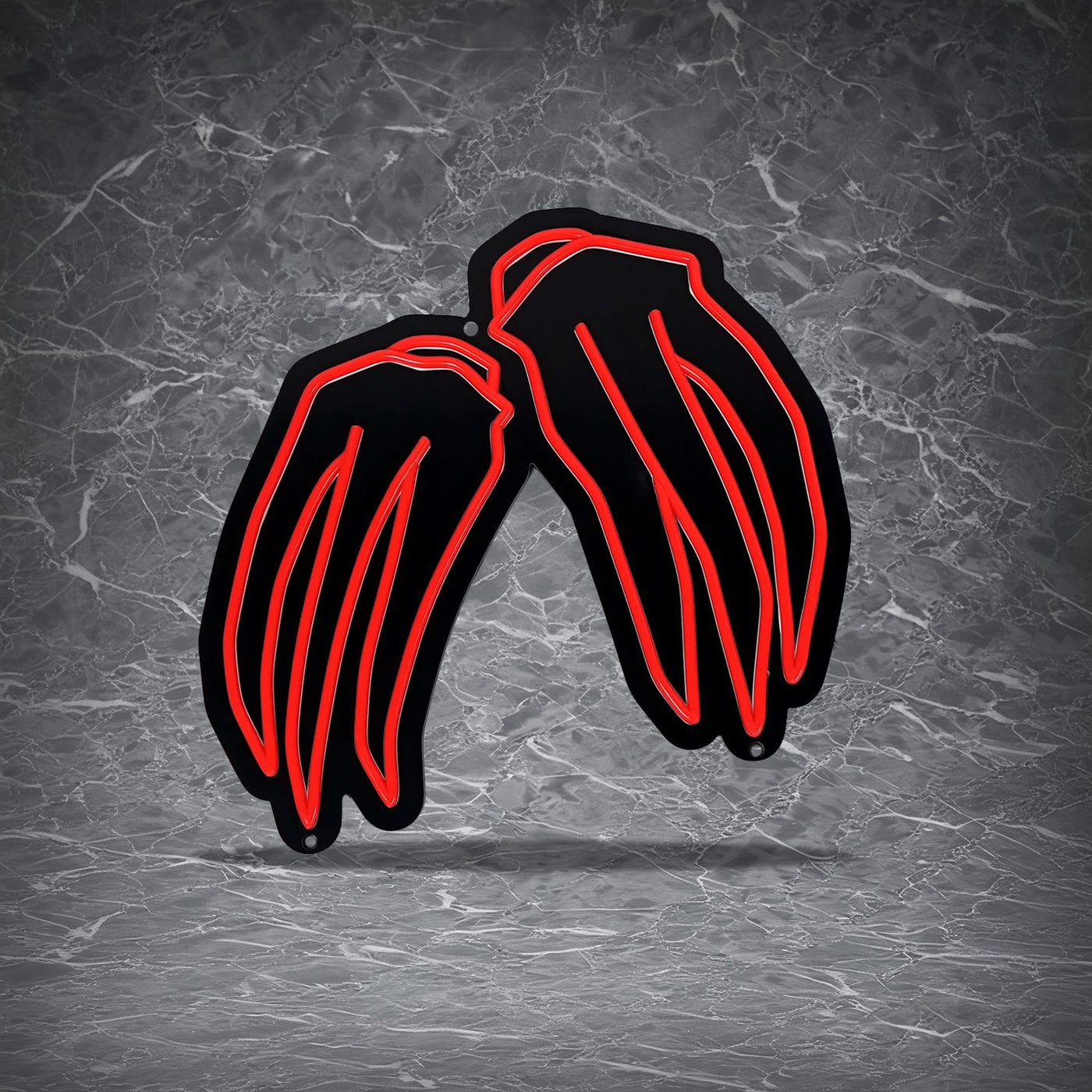 Dragon Claws (D Claws) Neon Sign | for Old School RuneScape Fans | Dimmable LED Neon | Gaming Room Decor