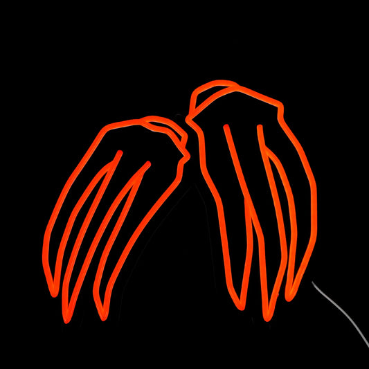 Dragon Claws (D Claws) Neon Sign | for Old School RuneScape Fans | Dimmable LED Neon | Gaming Room Decor