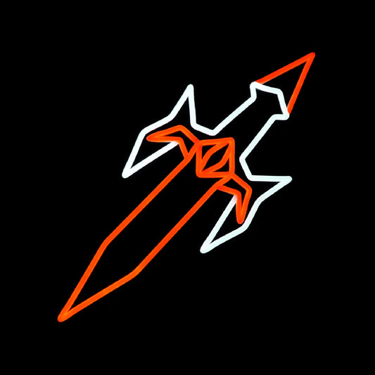 Dragon Defender Neon Sign | for Old School RuneScape Fans | Dimmable LED Neon | Gaming Room Decor