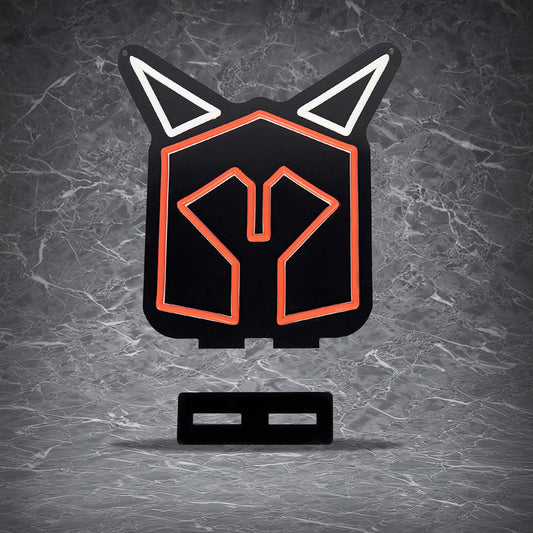 Dragon Medium Helmet Neon Sign | for Old School RuneScape Fans | Dimmable LED Neon | Gaming Room Decor