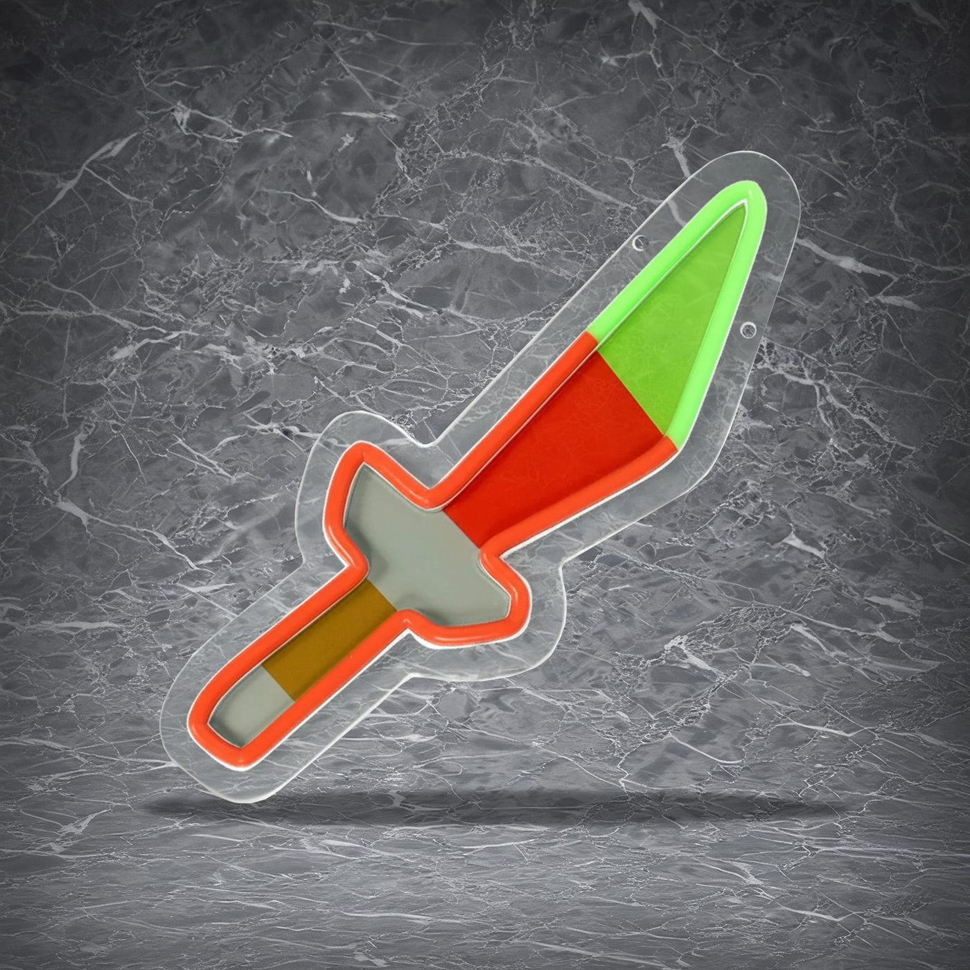 Dragon Dagger (DDS) Neon Sign | for Old School RuneScape Fans | Dimmable LED Neon | Gaming Room Decor