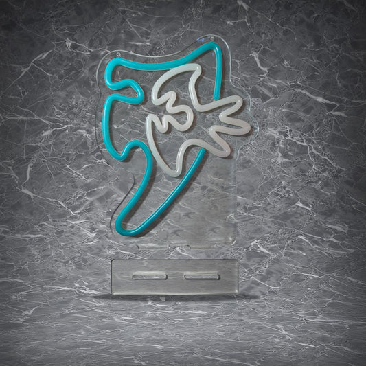 Elysian Spirit Shield Neon Sign | for Old School RuneScape Fans | Dimmable LED Neon | Gaming Room Decor