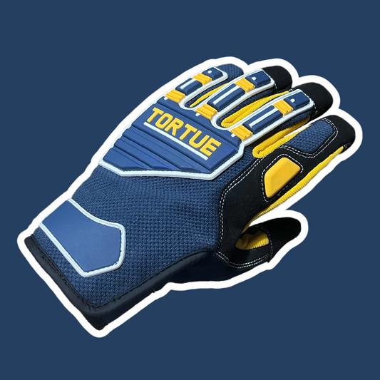 Field Agent Tactical Gloves(real life) | Essential Gear for CS2 Fans |  Dark Blue Camo Protective Gaming Handwear | Cosplay & Airsoft