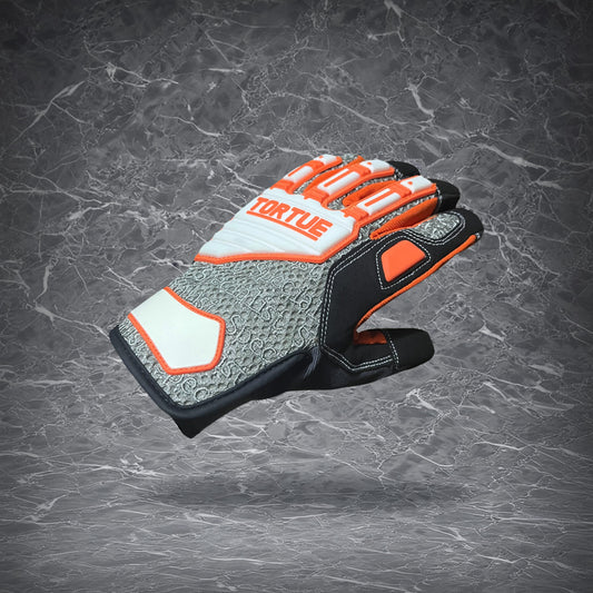 Foundation Tactical Gloves(real life) | Essential Gear for CS2 Fans |  Orange Color Camo Protective Gaming Handwear | Cosplay & Airsoft