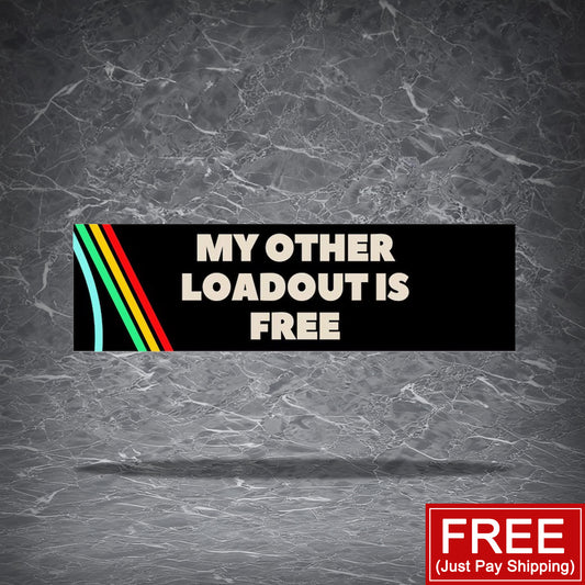 Free Loadout Bumper Sticker(FREE! You Just Pay Shipping) | for ARC Raiders Fans | Waterproof Stickers | ARC Raiders Gamer gift