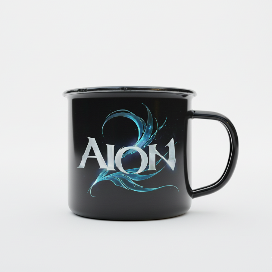 AION2 Logo Enamel Mug