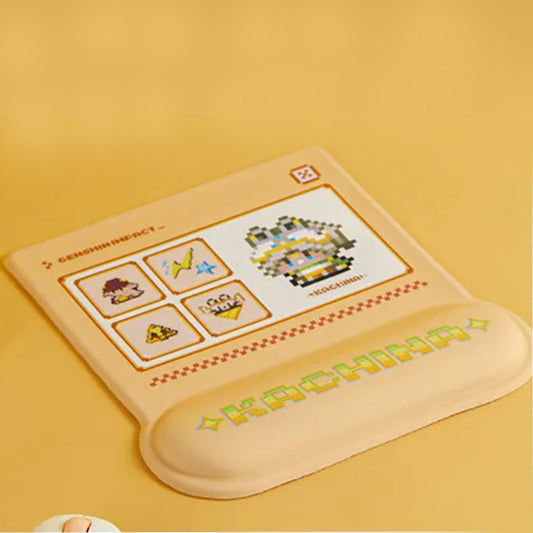 Genshin Impact Natlan Colorful Pixel Series Kachina Mousepad | Fabric & Silicone | Gaming Setup | Ideal for Genshin Impact Fans