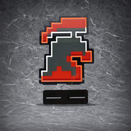 Hardcore Group Ironman Neon Sign | for Old School RuneScape Fans | Dimmable LED Neon | Gaming Room Decor