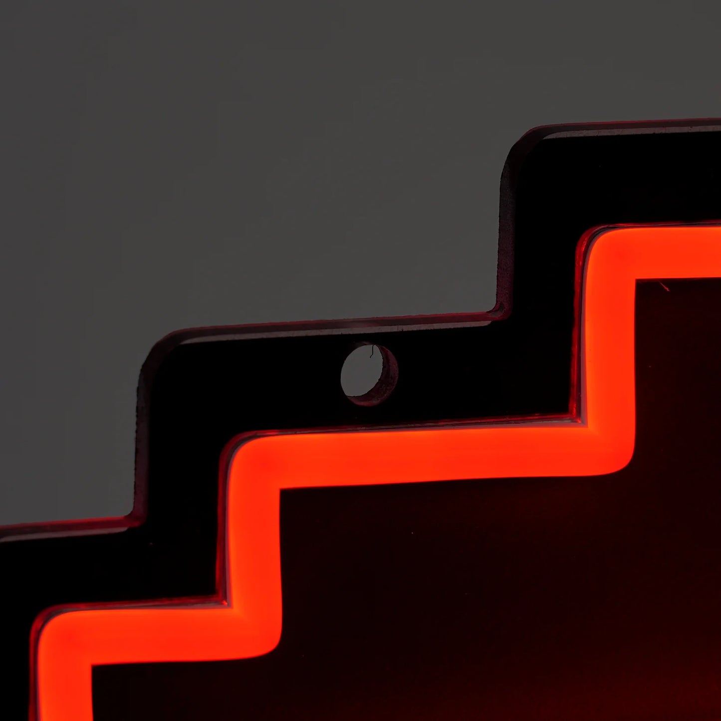 Hardcore Ironman Neon Sign | for Old School RuneScape Fans | Dimmable LED Pixel Art | Gaming Room Decor