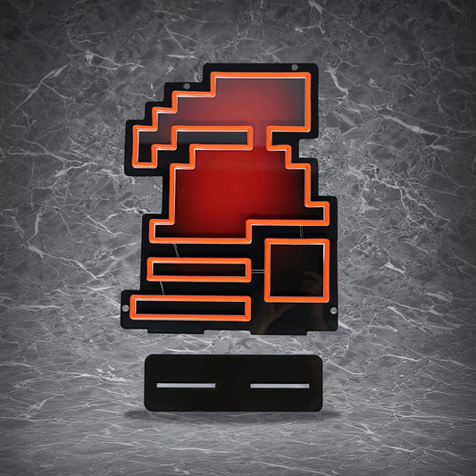 Hardcore Ironman Neon Sign | for Old School RuneScape Fans | Dimmable LED Neon | Gaming Room Decor