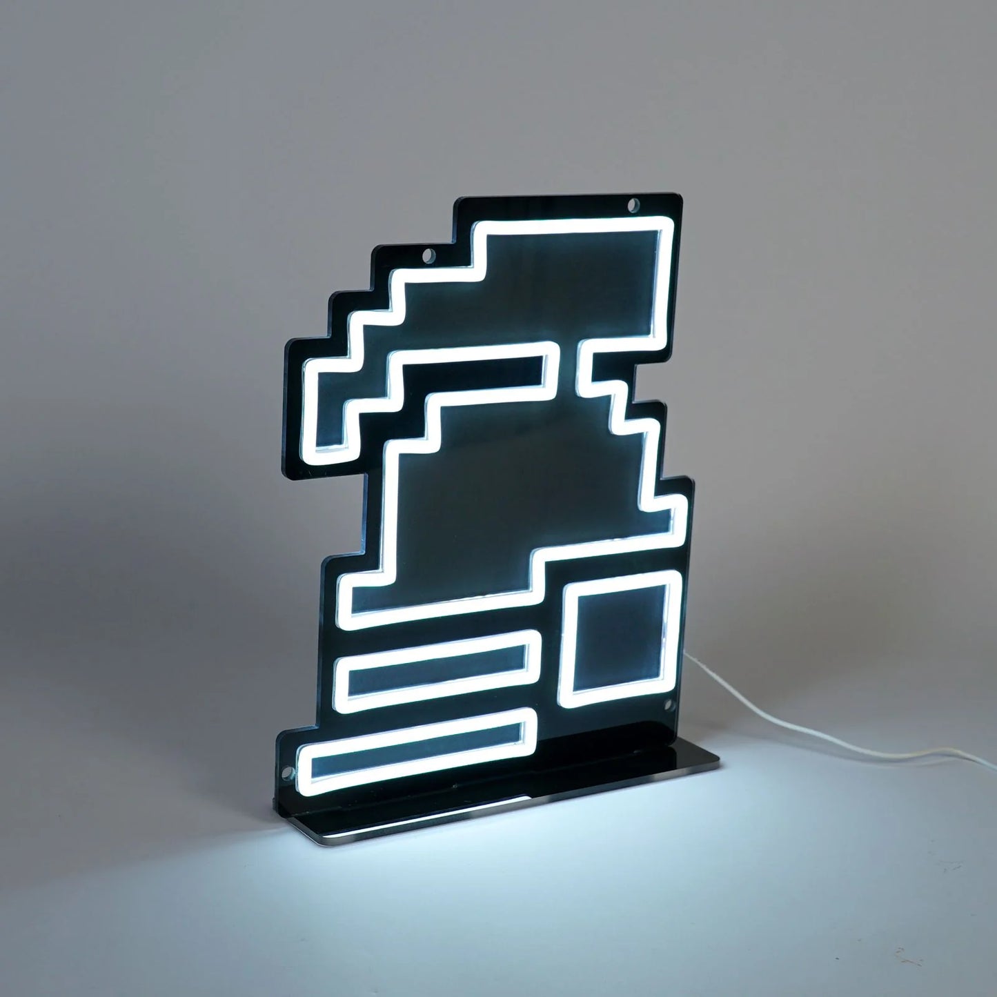 Hardcore Ironman Neon Sign | for Old School RuneScape Fans | Dimmable LED Pixel Art | Gaming Room Decor
