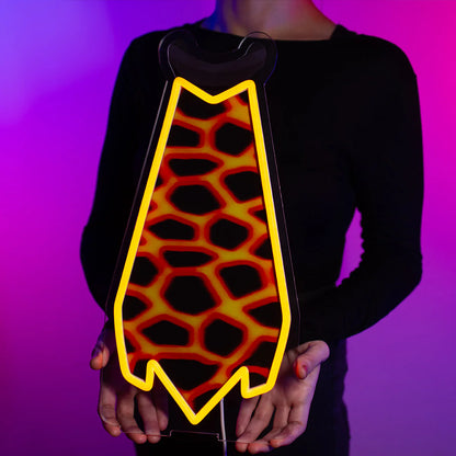 Infernal Cape Neon Sign | for Old School RuneScape Fans | Dimmable LED Art | Gaming Room Decor