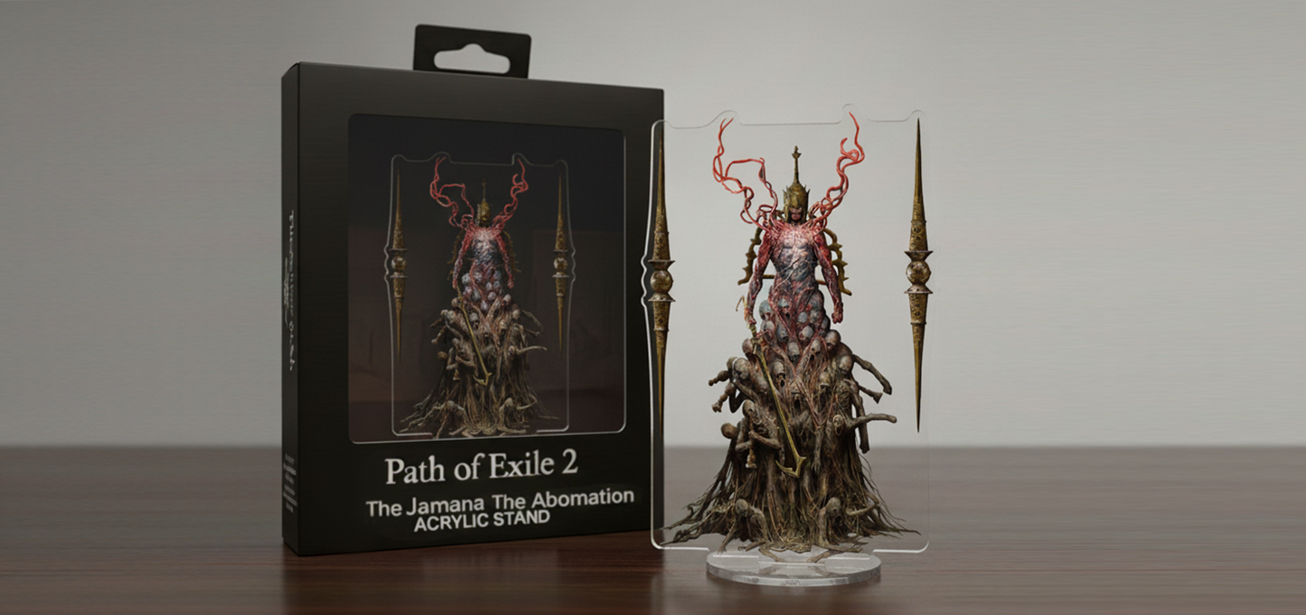 Jamanra The Abomination | Path of Exile 2 Acrylic Standee | High-Res Desktop Figure
