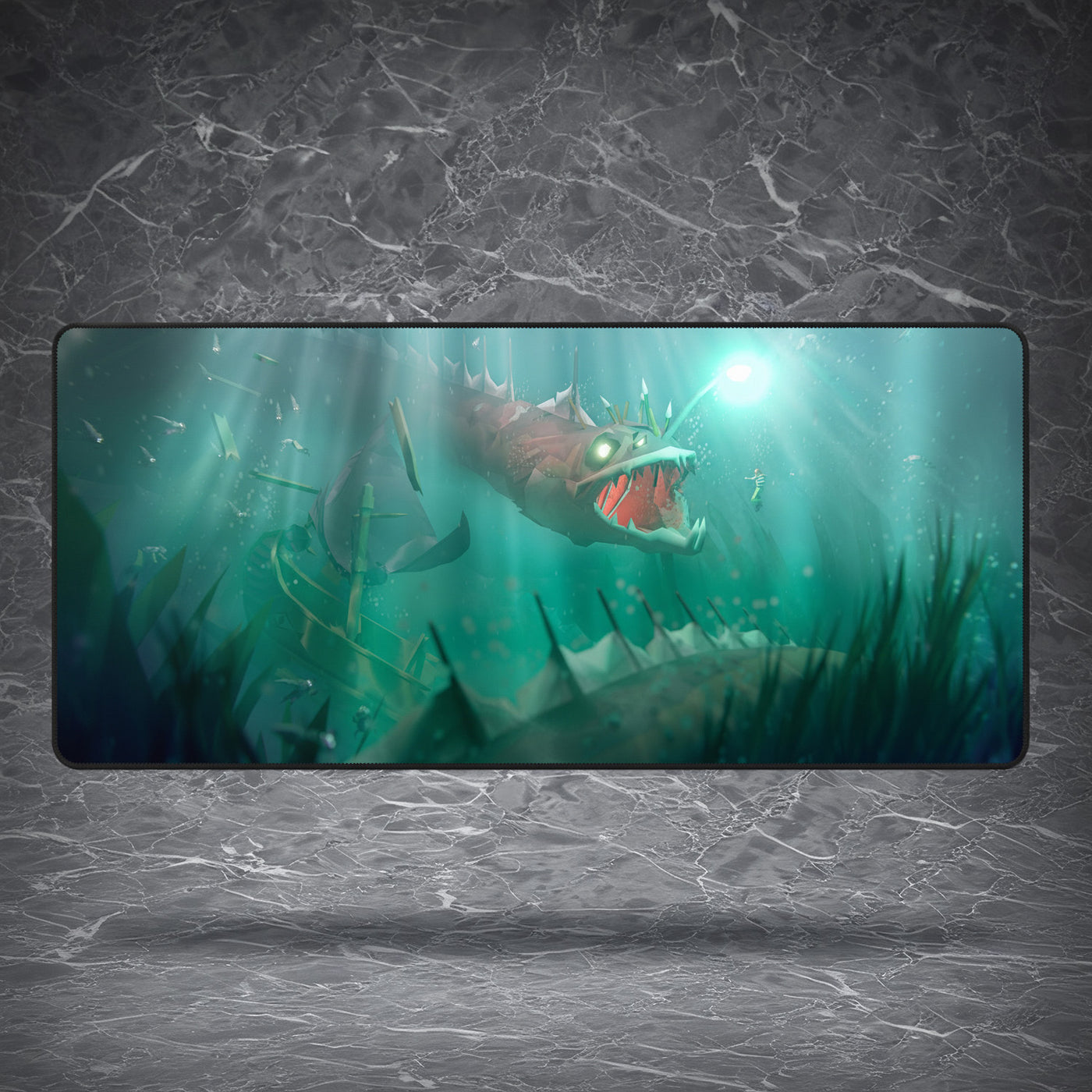 Leviathan | Essential Gear for OSRS Fans | Desk Mat | Cloth Surface | Gaming Peripherals