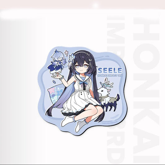 Chibi Seele Herrscher of Rebirth shaped rubber mousepad from Honkai Impact 3rd Little Herrscher Vol 2.