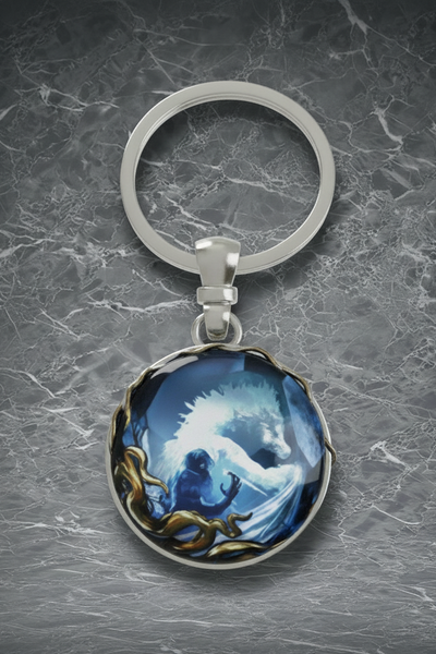 Druid Skill Stone Keychains | for Path of Exile 2 Fans | Epoxy resin | Gamer gift