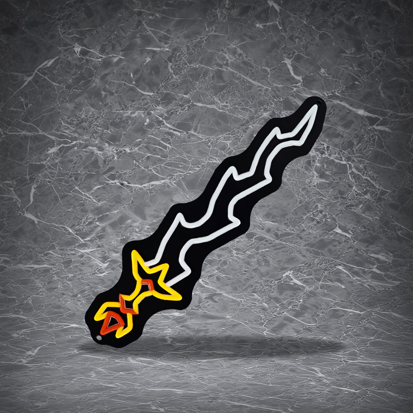 Osmumten's Fang Neon Sign | for Old School RuneScape Fans | Dimmable LED Neon | Gaming Room Decor