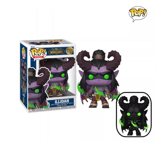 A chibi-style vinyl figure of a demon hunter, featuring curved horns, glowing green eyes, and twin warglaives. Made from durable PVC, it captures the character’s fierce look with vibrant colors. Ideal for shelf display, fan collections, or gifting to fantasy game lovers.