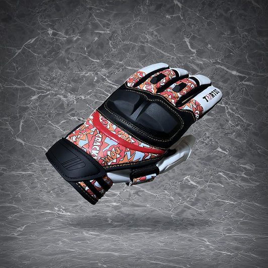 POW! Tactical Gloves(real life) | Essential Gear for CS2 Fans |  Black Camo Protective Gaming Handwear | Cosplay & Airsoft