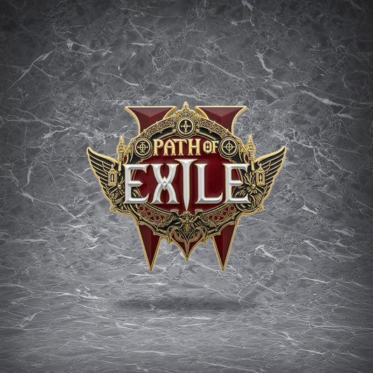 POE2 LOGO 丨 Path of Exile 2 丨 Enamel Pin 丨 Gaming Peripherals for Everyday Wear