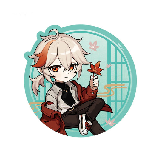 Genshin Impact Picnic Series Chibi Character Mousepad, smooth fiber cloth and non-slip silicone backing for gaming setups