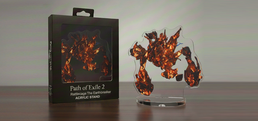 Rattlecage The Earthbreaker Acrylic Standee | for Path of Exile 2 Fans | High-Res print | Gamer Gift