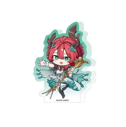 This 75–95mm chibi acrylic standee showcases Natsuka from Wuthering Waves, with bright color matching and delicate, clear printed details.