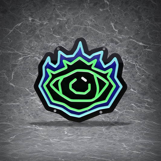 Rigour Prayer Neon Sign | for Old School RuneScape Fans | Dimmable LED Neon | Gaming Room Decor