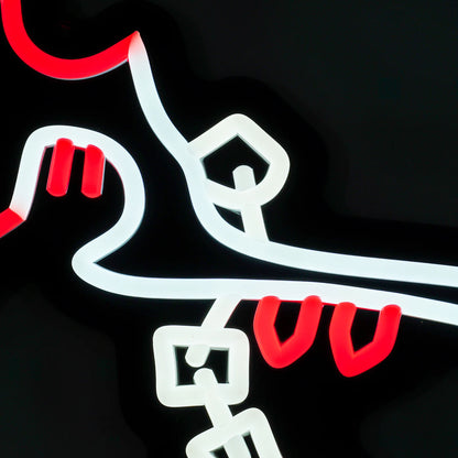 Slayer Scythe Neon Sign | for Old School RuneScape Fans | Dimmable LED Art | Wall Hanging Decor