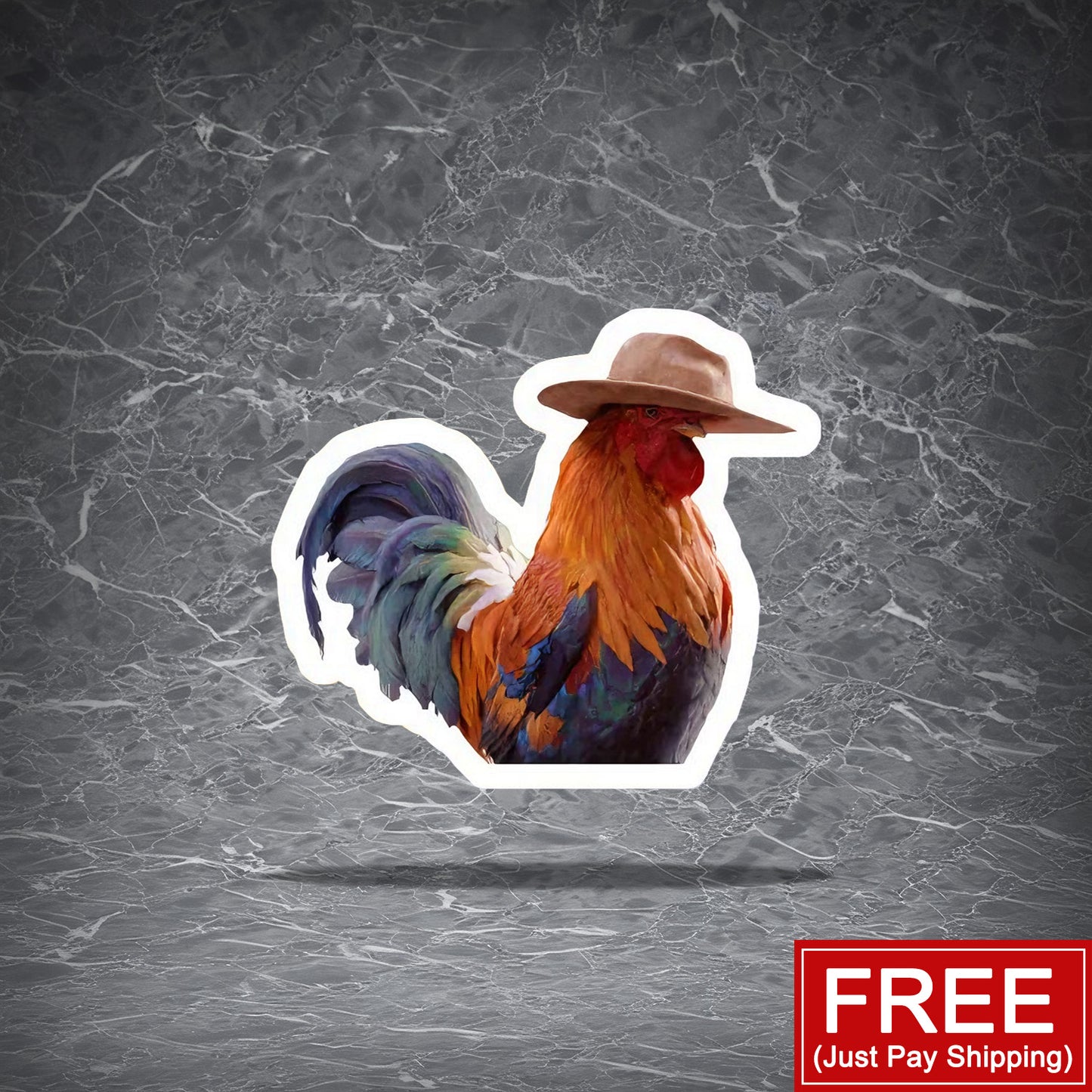 ARC Raiders Scrappy Rooster Sticker(FREE! You Just Pay Shipping) | for ARC Raiders Fans | Waterproof Stickers | ARC Raiders Gamer gift