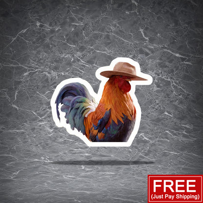 ARC Raiders Scrappy Rooster Sticker(FREE! You Just Pay Shipping) | for ARC Raiders Fans | Waterproof Stickers | ARC Raiders Gamer gift